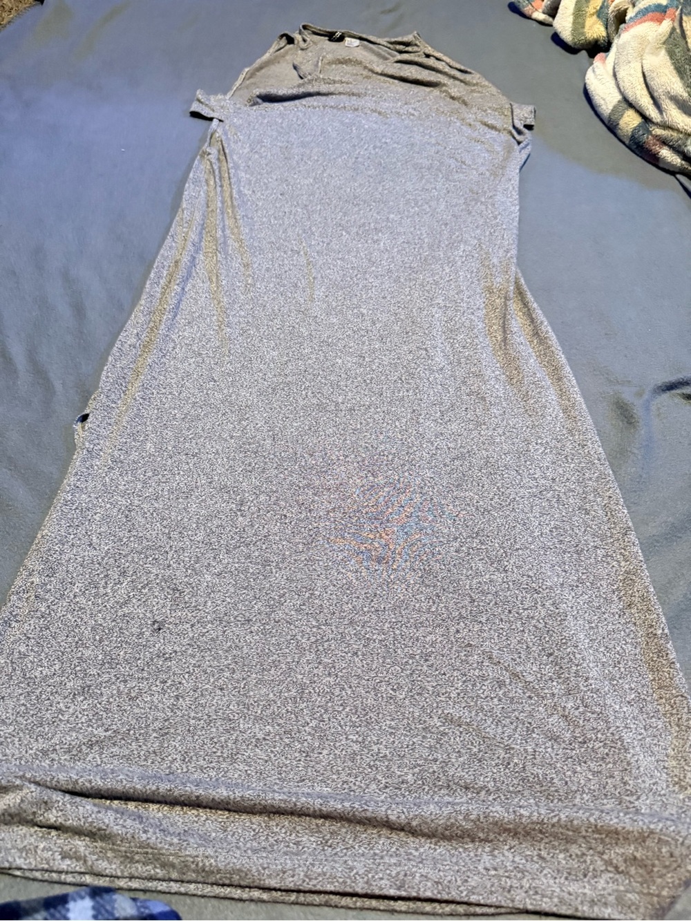 H&M Gray Heathered Knit Dress